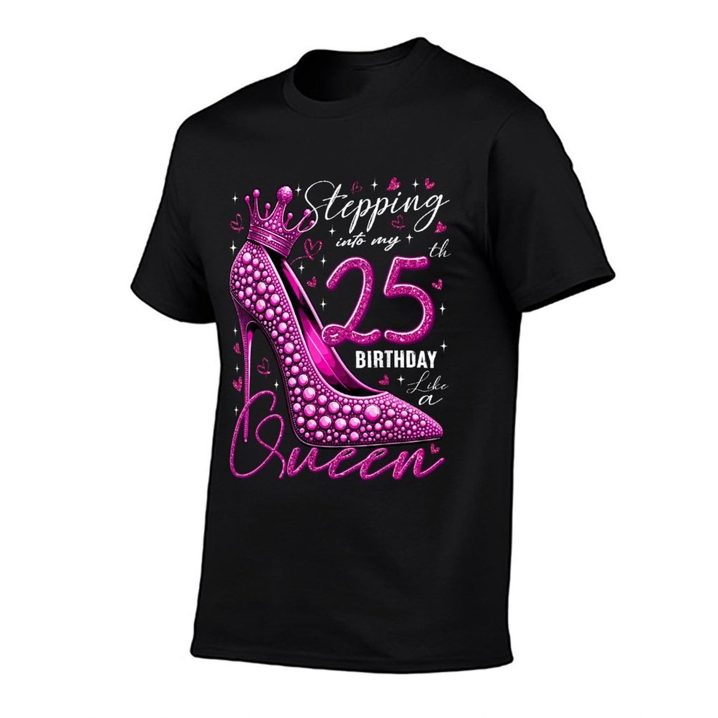25 Year Old Gifts High Heels Stepping Into My 25th Birthday  Lightweight T-Shirt
