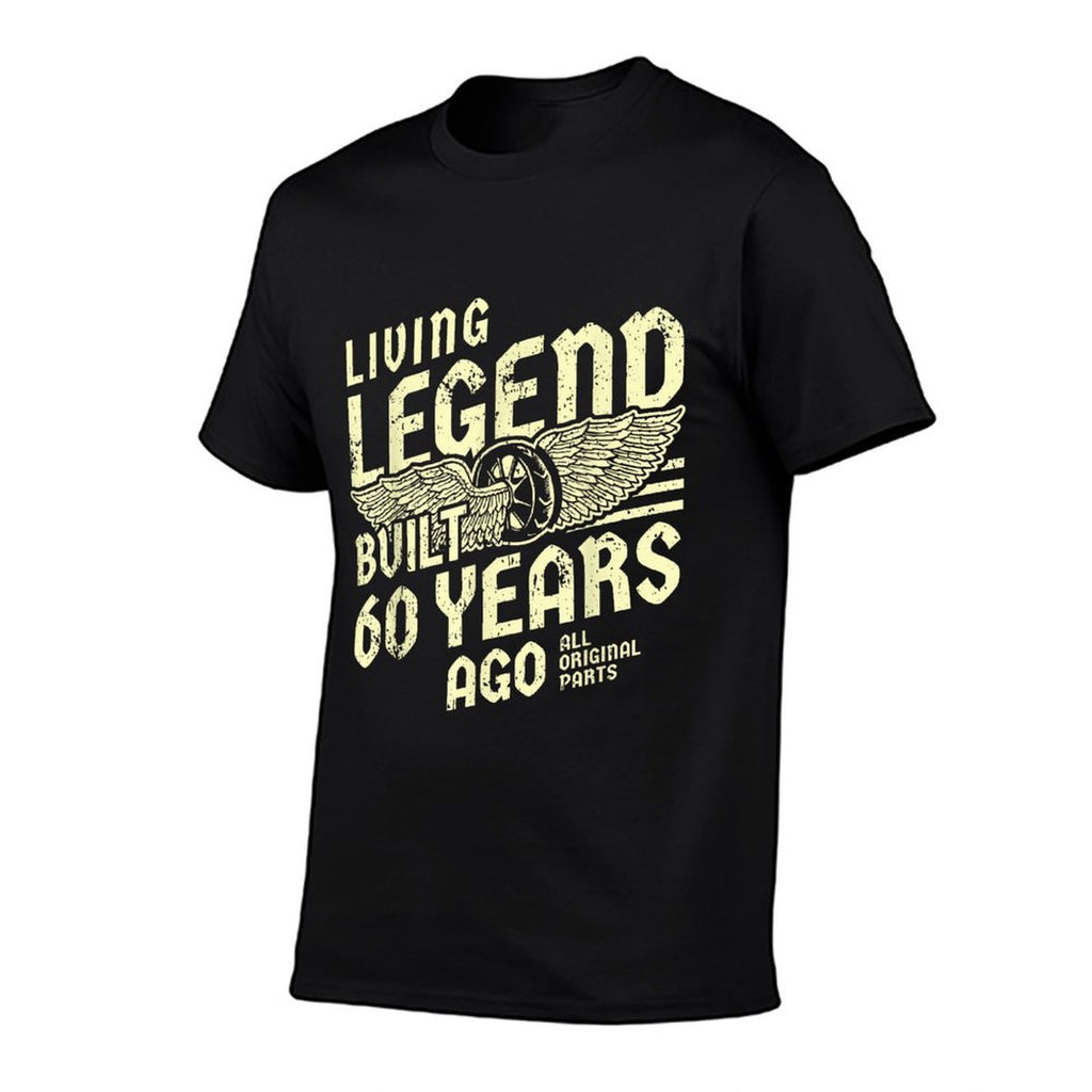 Built 60 Years Ago I Motorcycle Rider Biker 60th Birthday  Relaxed-fit T-Shirt