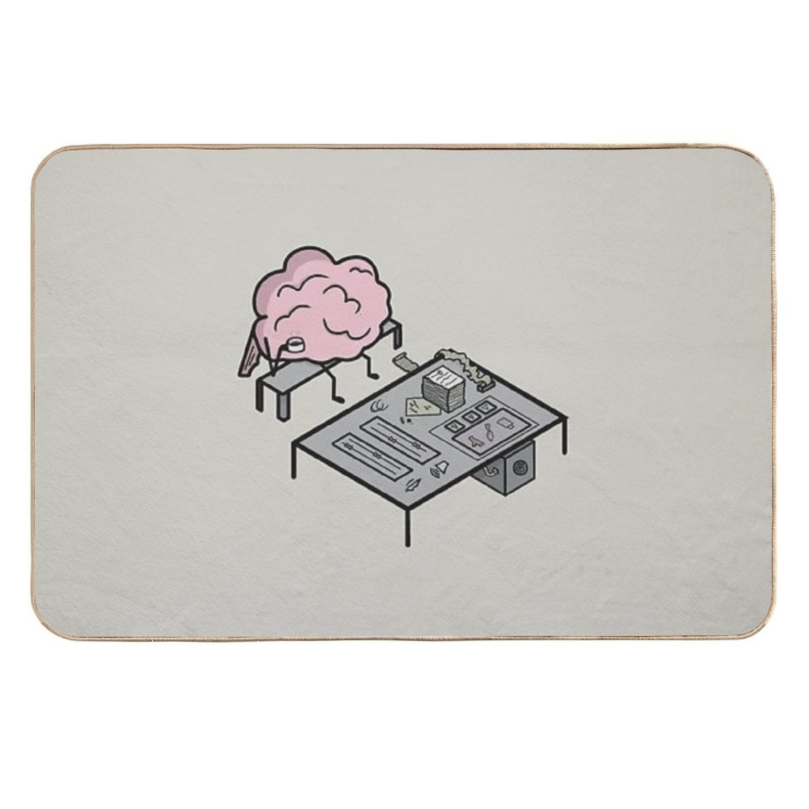 Everything Is All Right  Long-Lasting Bath Mat