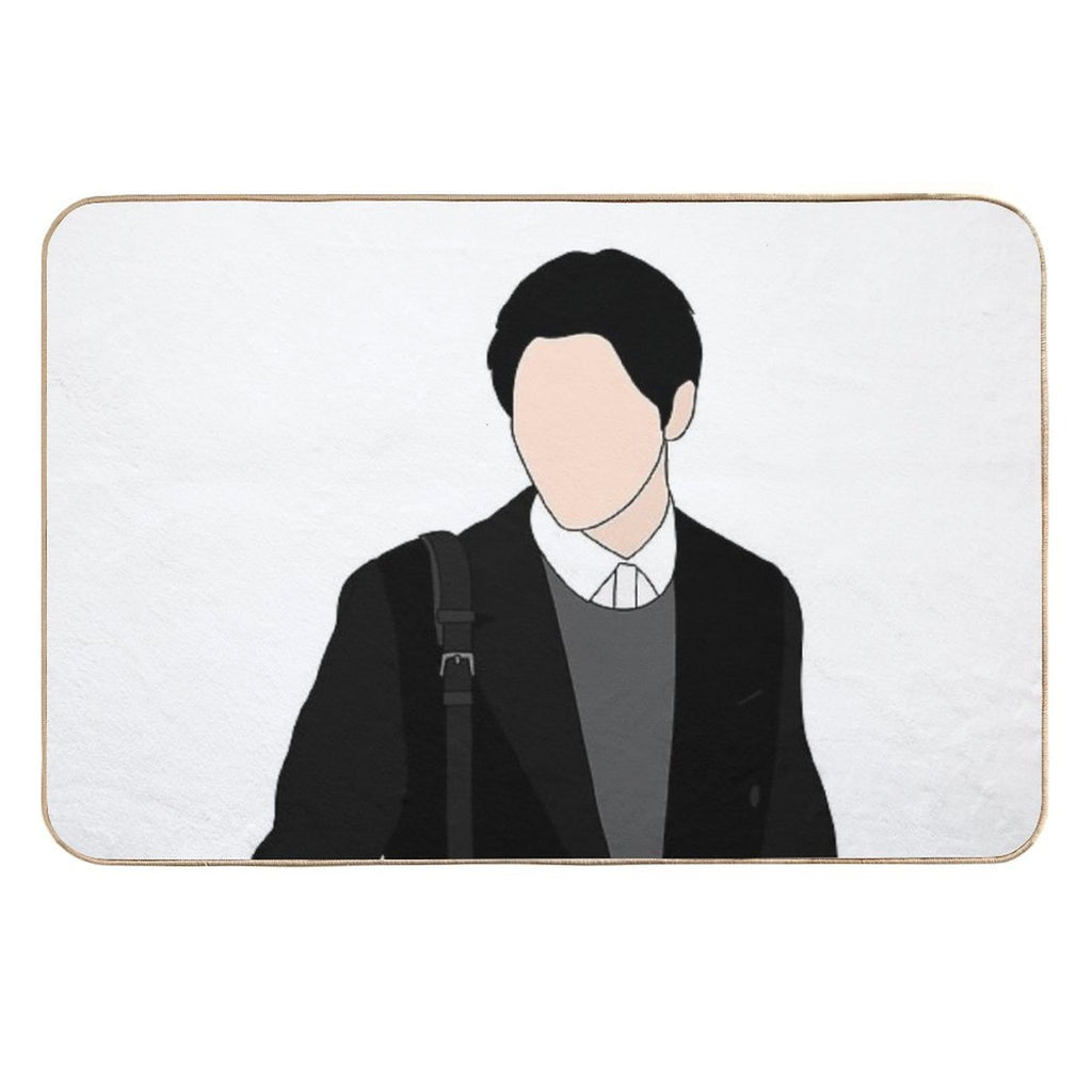 XO Kitty  Min Ho No English  Slip-Resistant Bath Mat