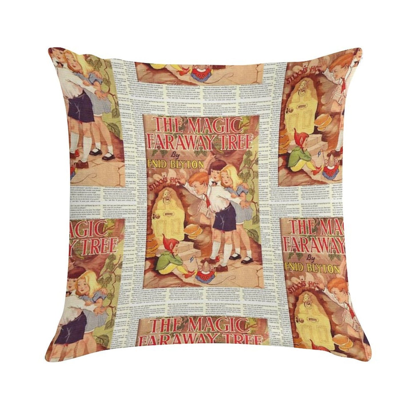 The Magic Faraway Tree Book Cover Soft Bedroom Essential Throw Pillow