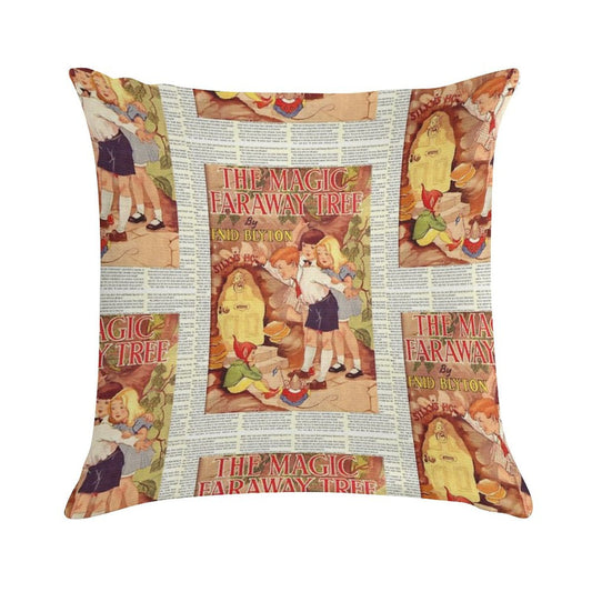 The Magic Faraway Tree Book Cover Soft Bedroom Essential Throw Pillow