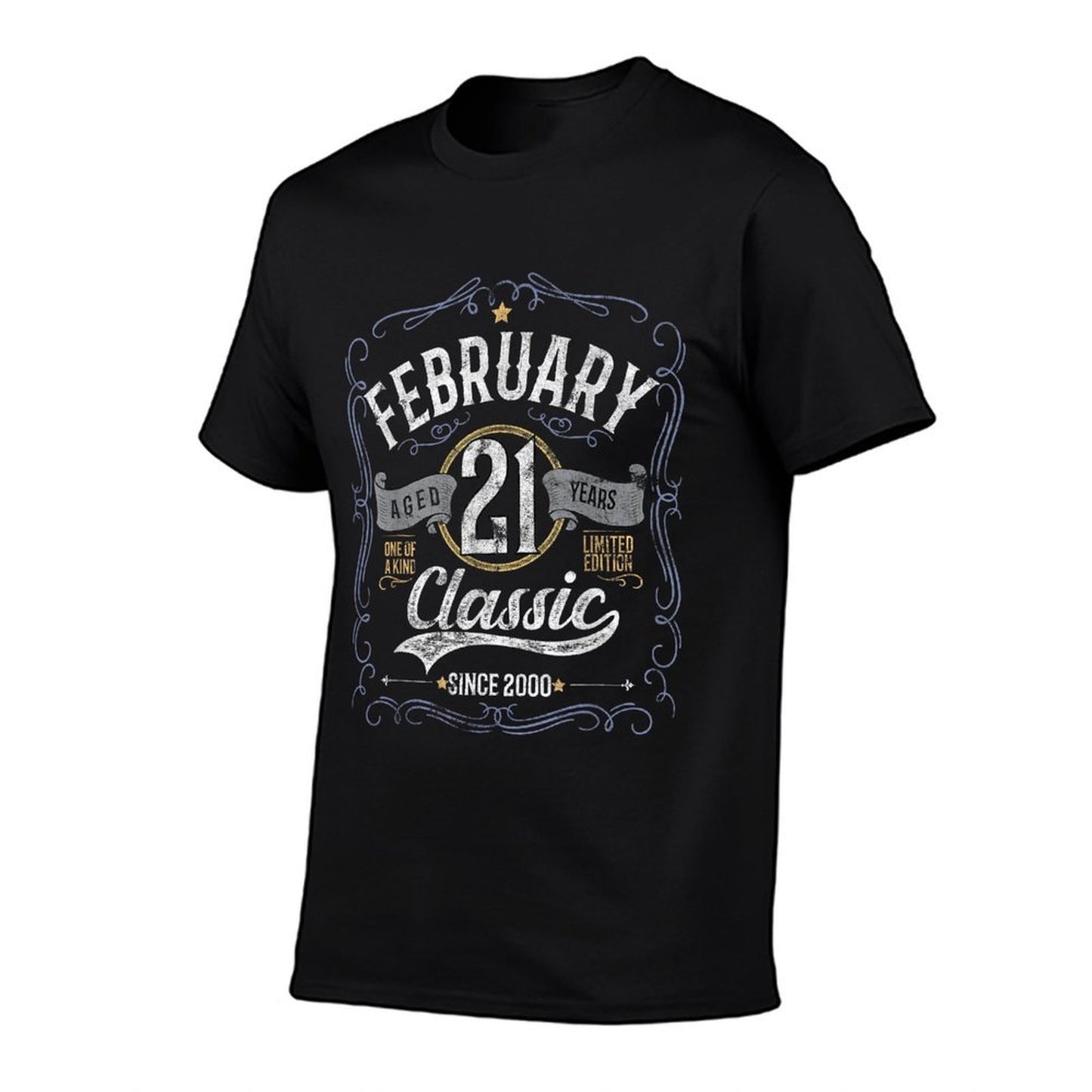 21 Year Old Gift Vintage Classic Since 2000 21st Birthday  Graphic-printed T-Shirt