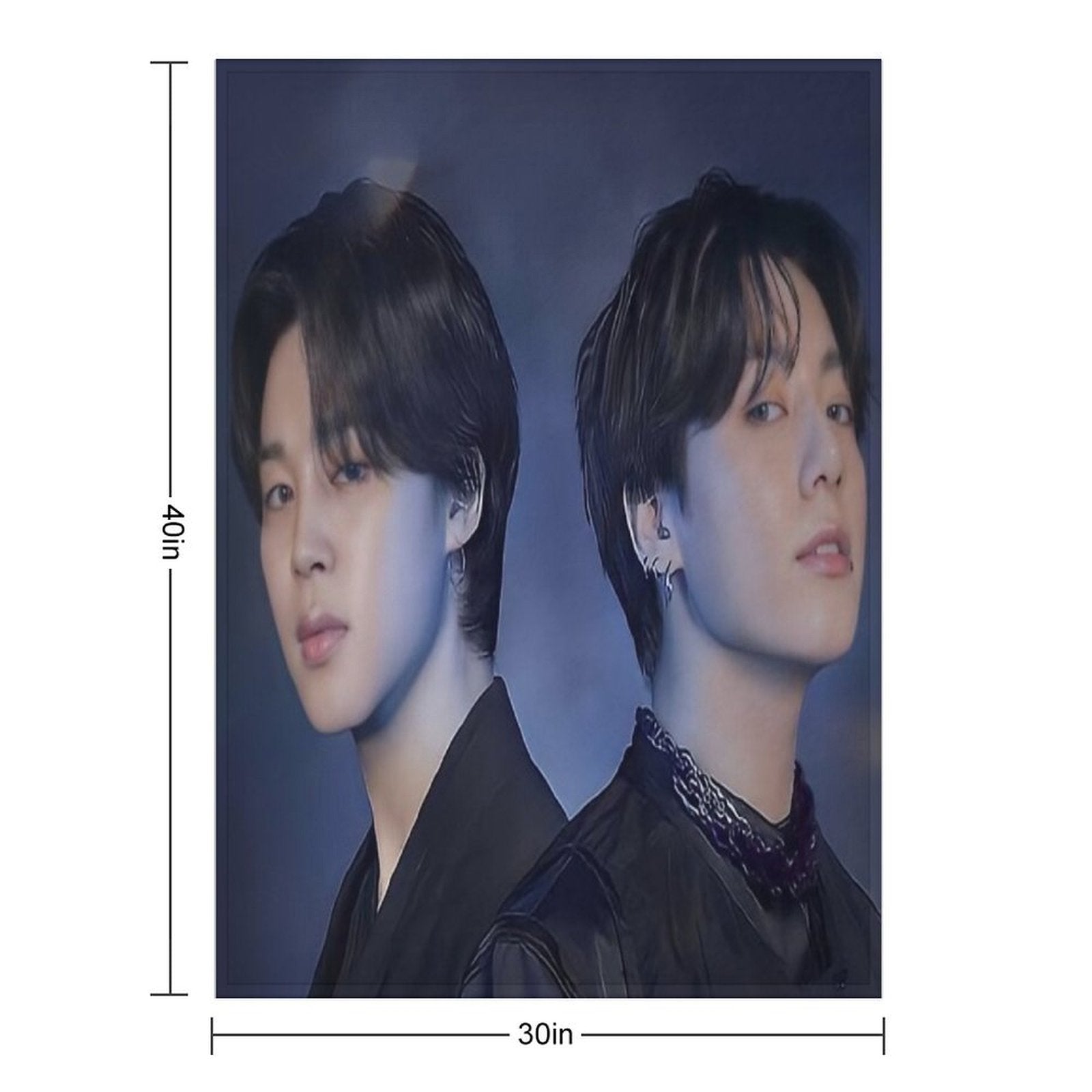 Jikook Easy Care Throw Blanket