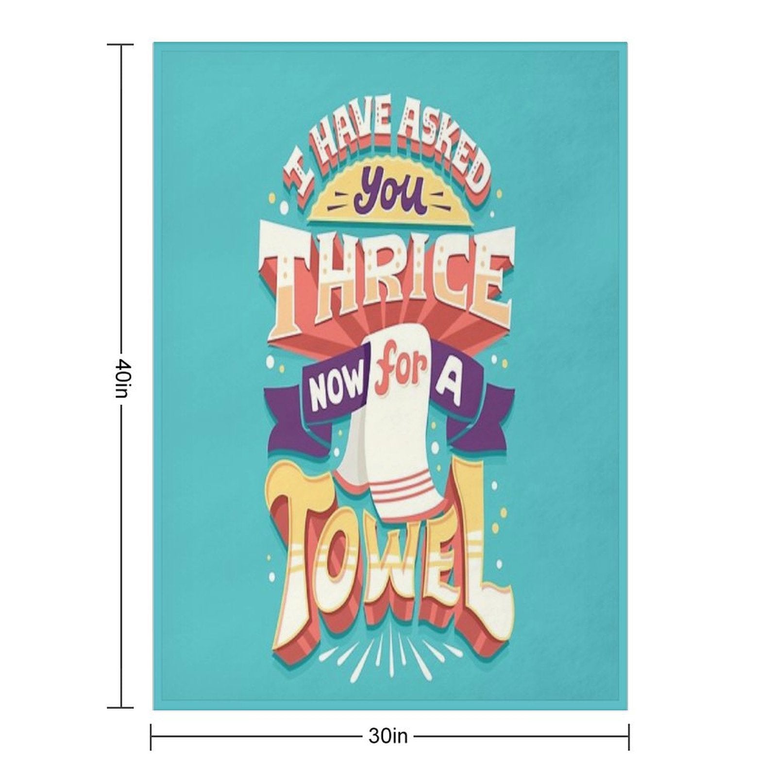 I Have Asked You Thrice Premium Throw Blanket