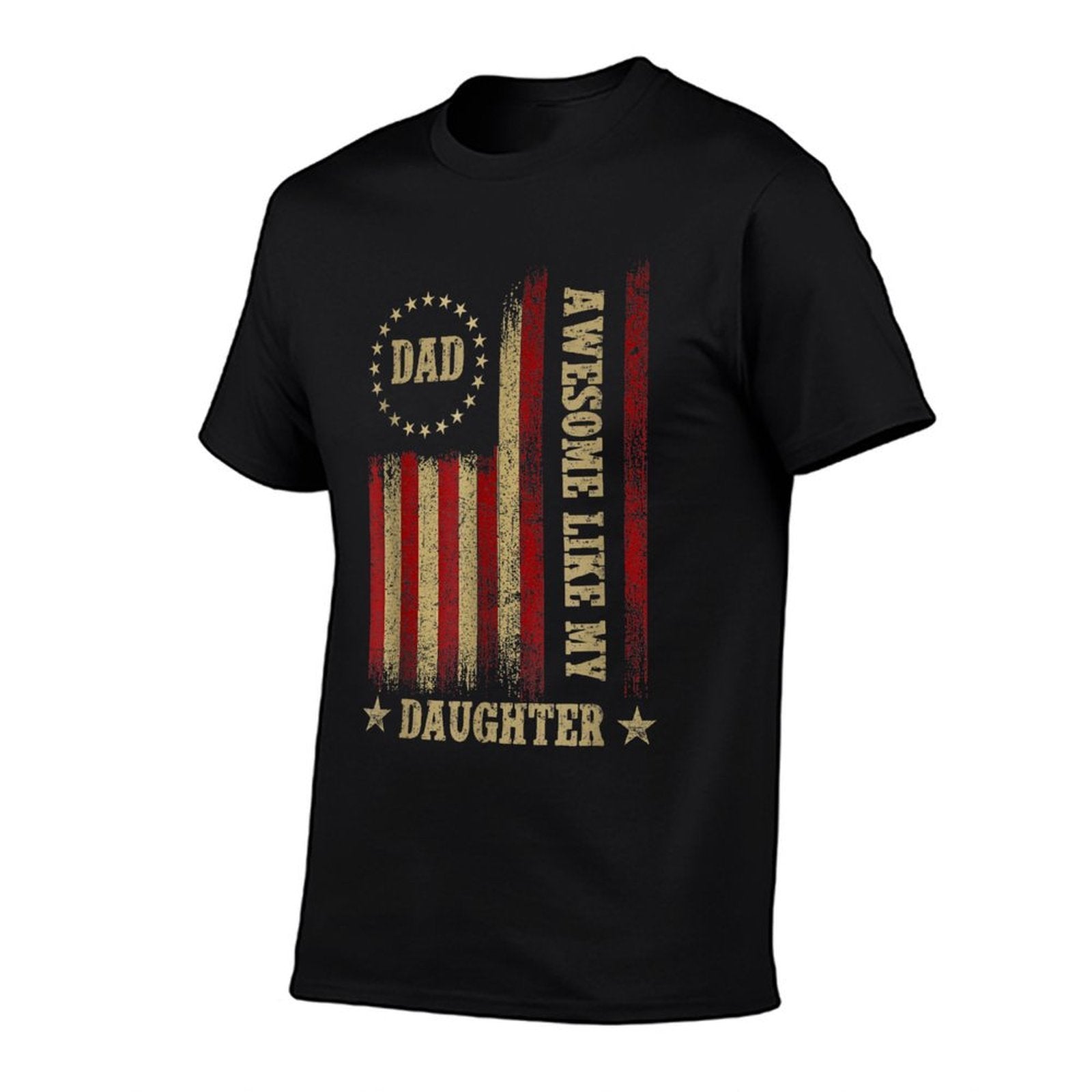 Awesome Like My Daughter Mens Funny Fathers Day Dad Usa  Breathable T-Shirt