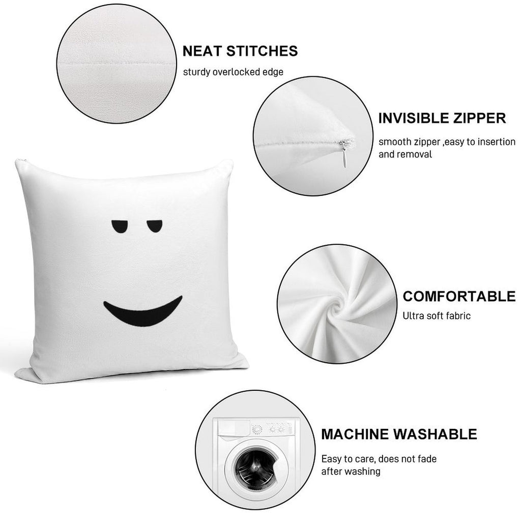 Chill Face Soft Warmth Comfort Throw Pillow