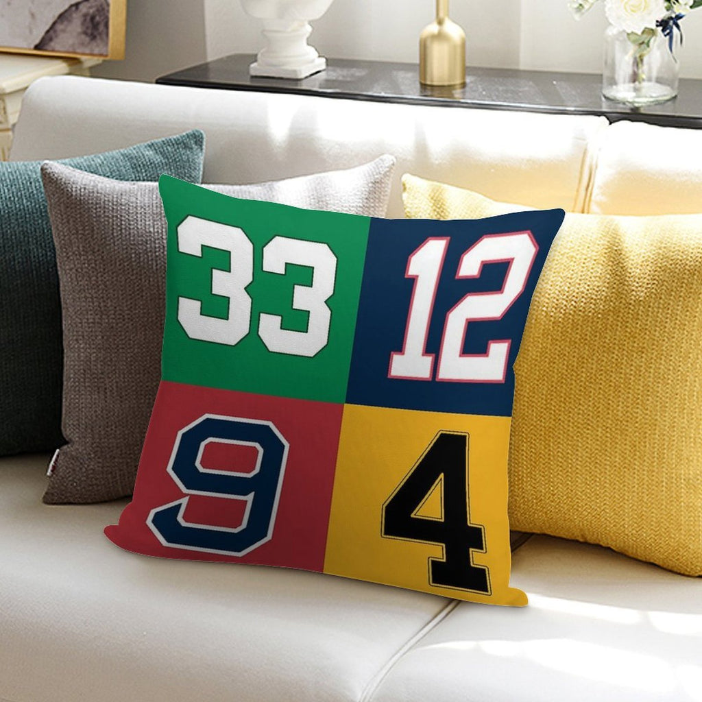 Boston Sports Legends Soft Warmth Comfort Throw Pillow
