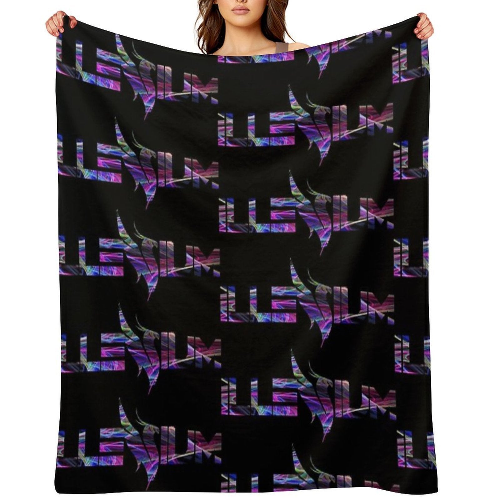 Illenium Rave EDM Fanart Premium Throw Blanket