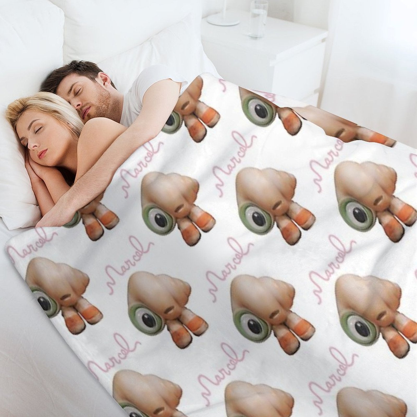 Marcel The Shell with Shoes On Live Action Anti-pilling Throw Blanket
