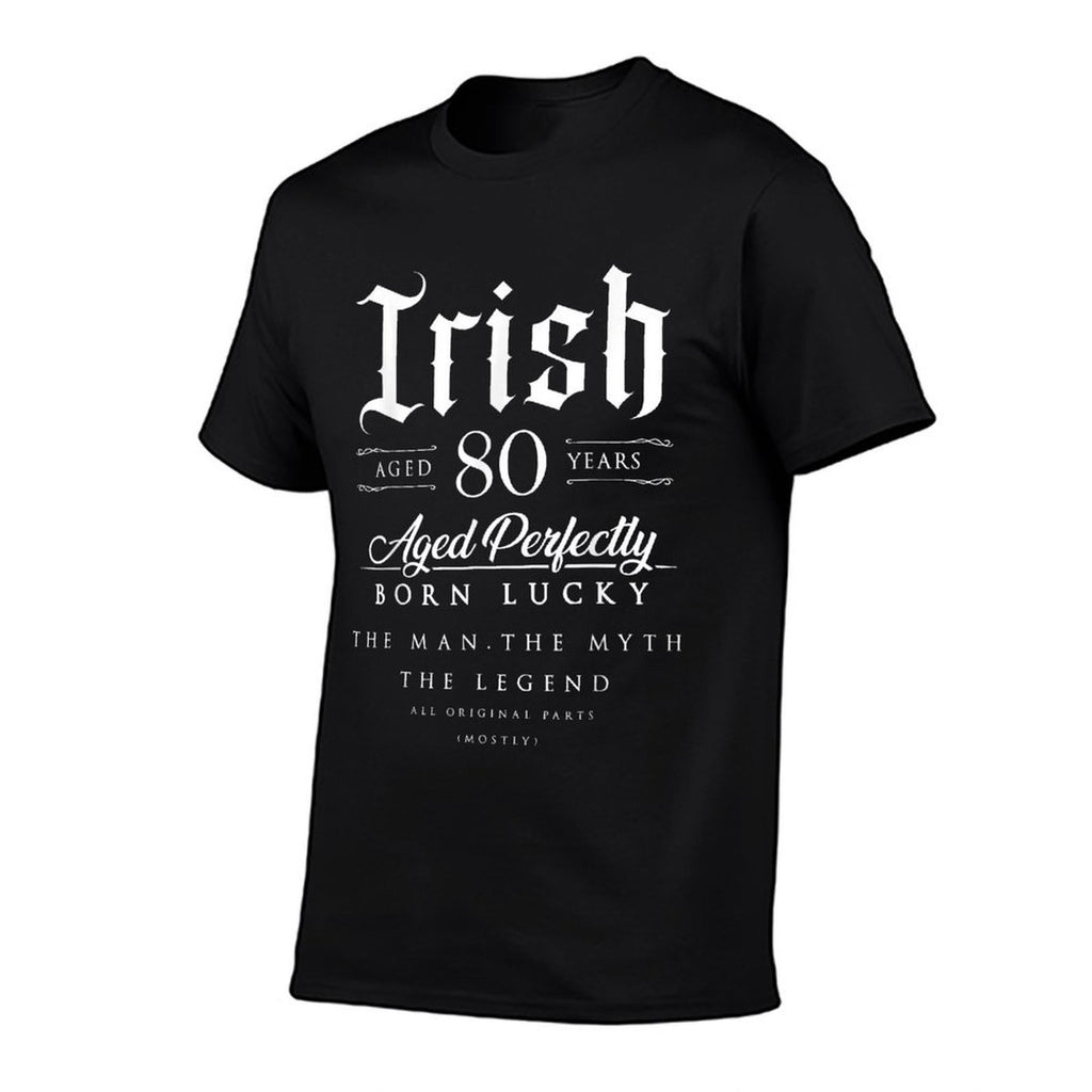 80th Birthday Gift Irish Age 80 Years Old Born in Ireland  Durable T-Shirt