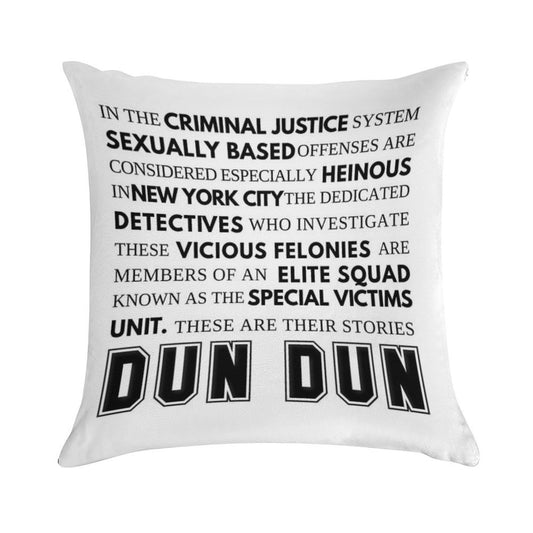 SVU Opening Speech Soft Fade-Resistant Throw Pillow