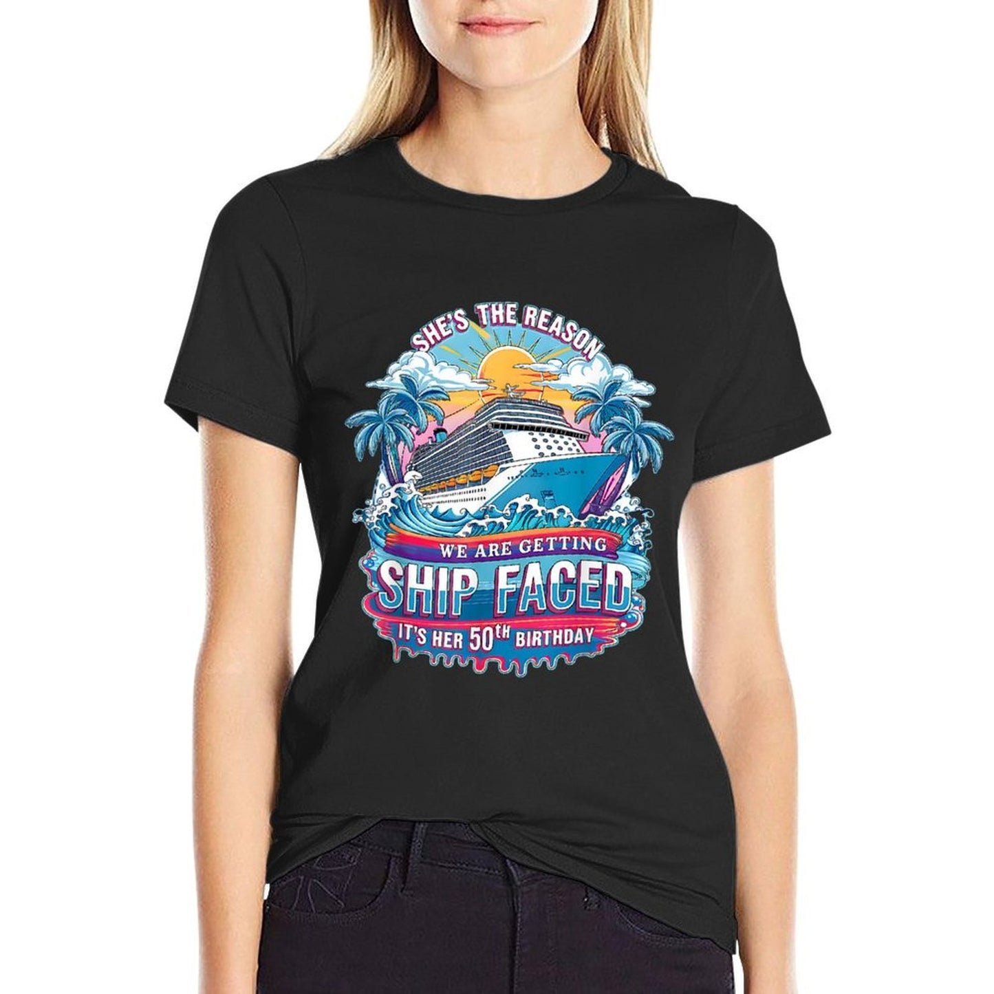 The Reason We Are Getting Ship Faced It's My 50th Birthday  Relaxed-fit T-Shirt