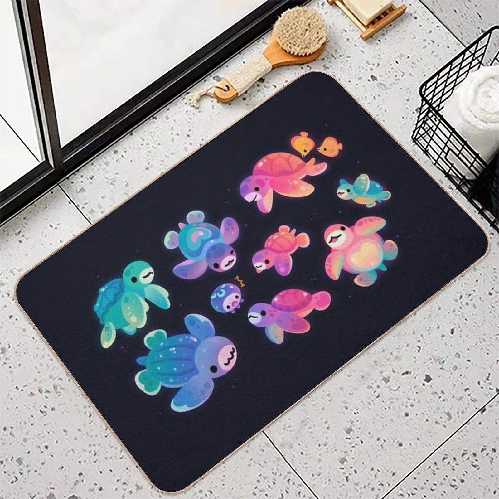 Sea Turtle  Anti-Trip Bath Mat