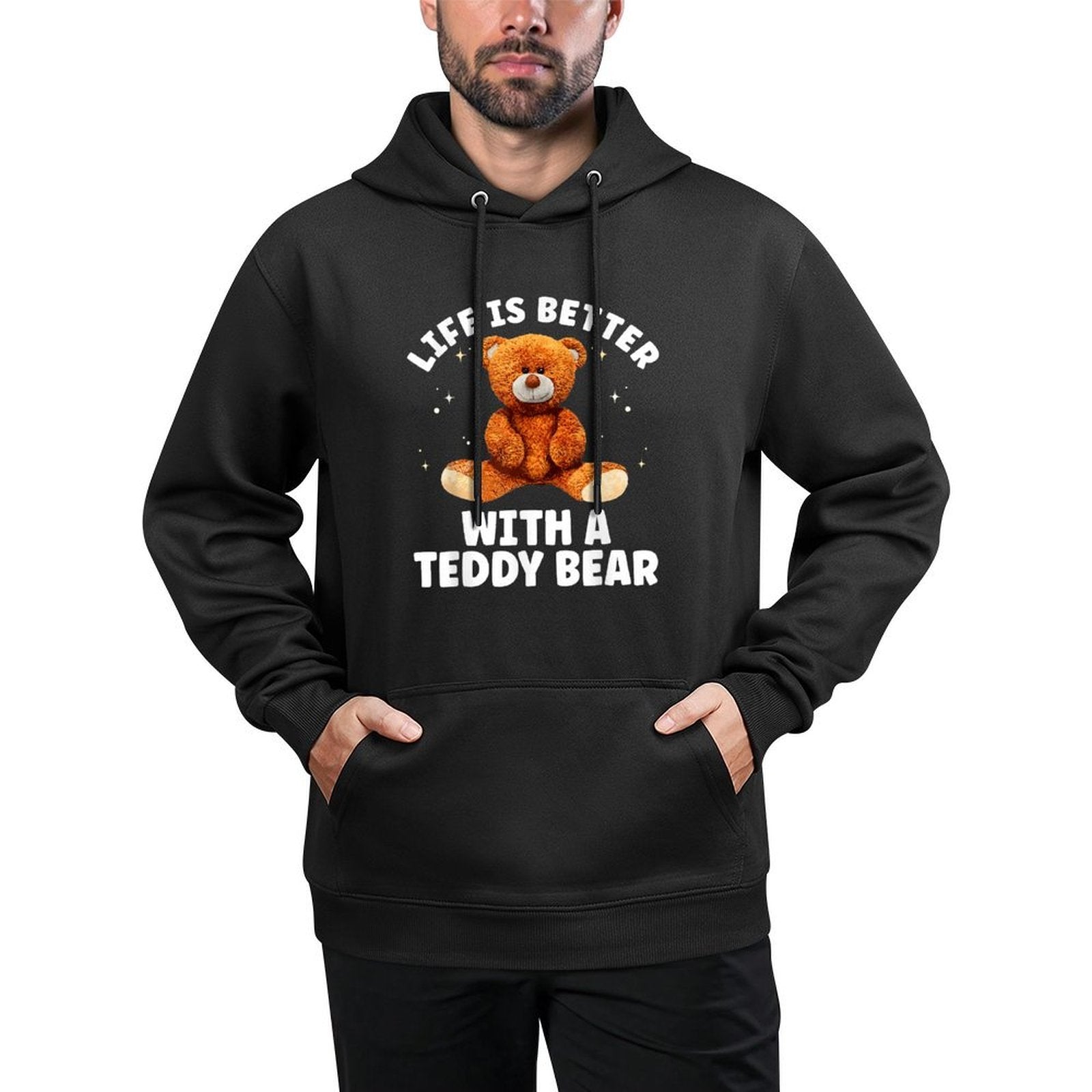Cute Teddy Bear Design For Men Women Kids Teddy Bear Lover Colorfast Hoodie