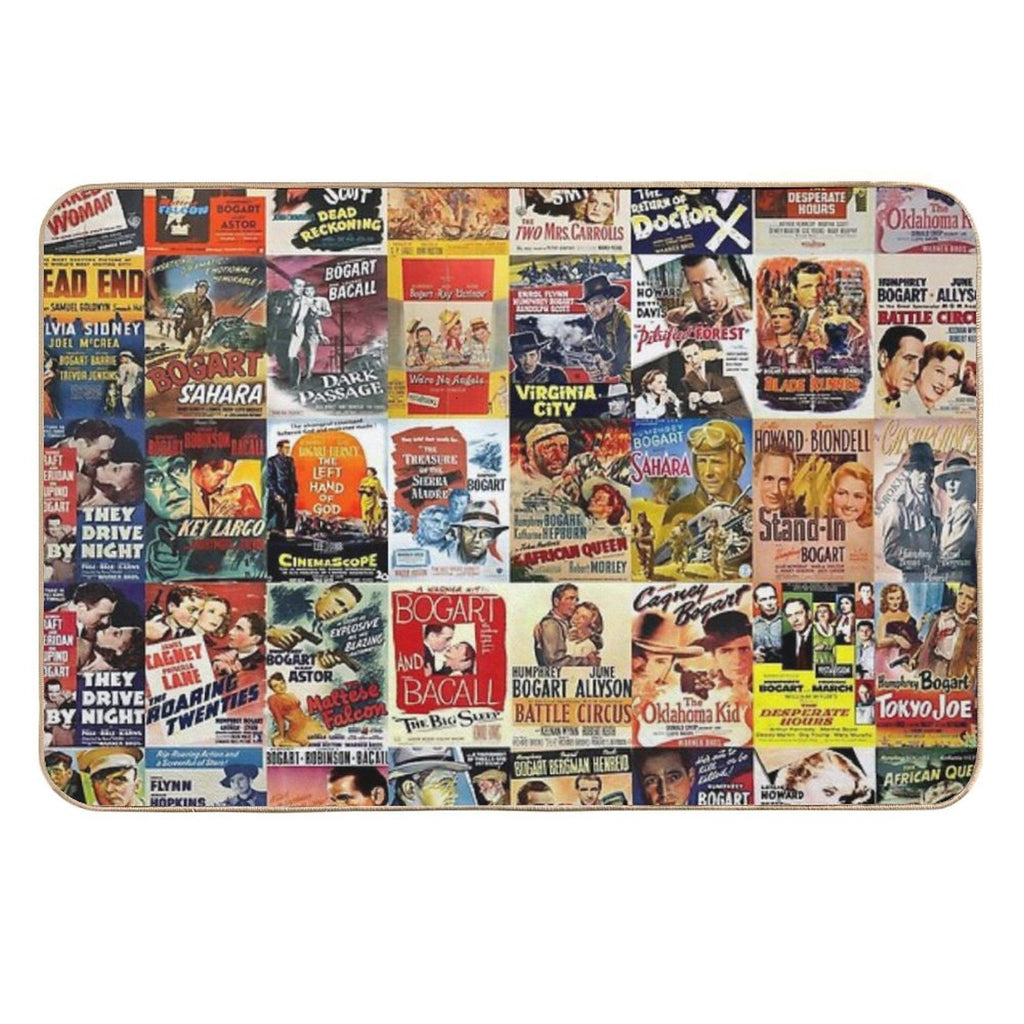 Humphrey Bogart Movie Posters  Non-Slip Bath Mat