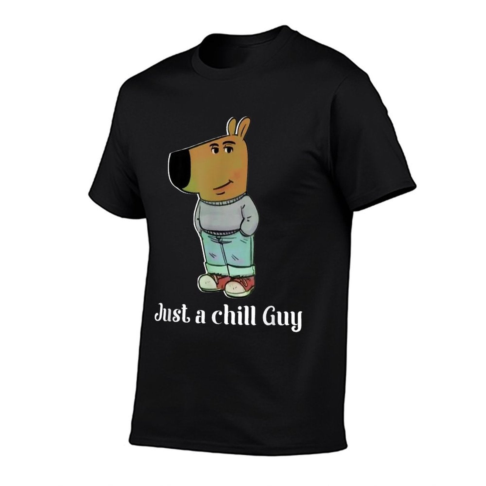 Chill Guy Dog Funny Chill Guy Meme for Men Women Kids Comfortable T-Shirt