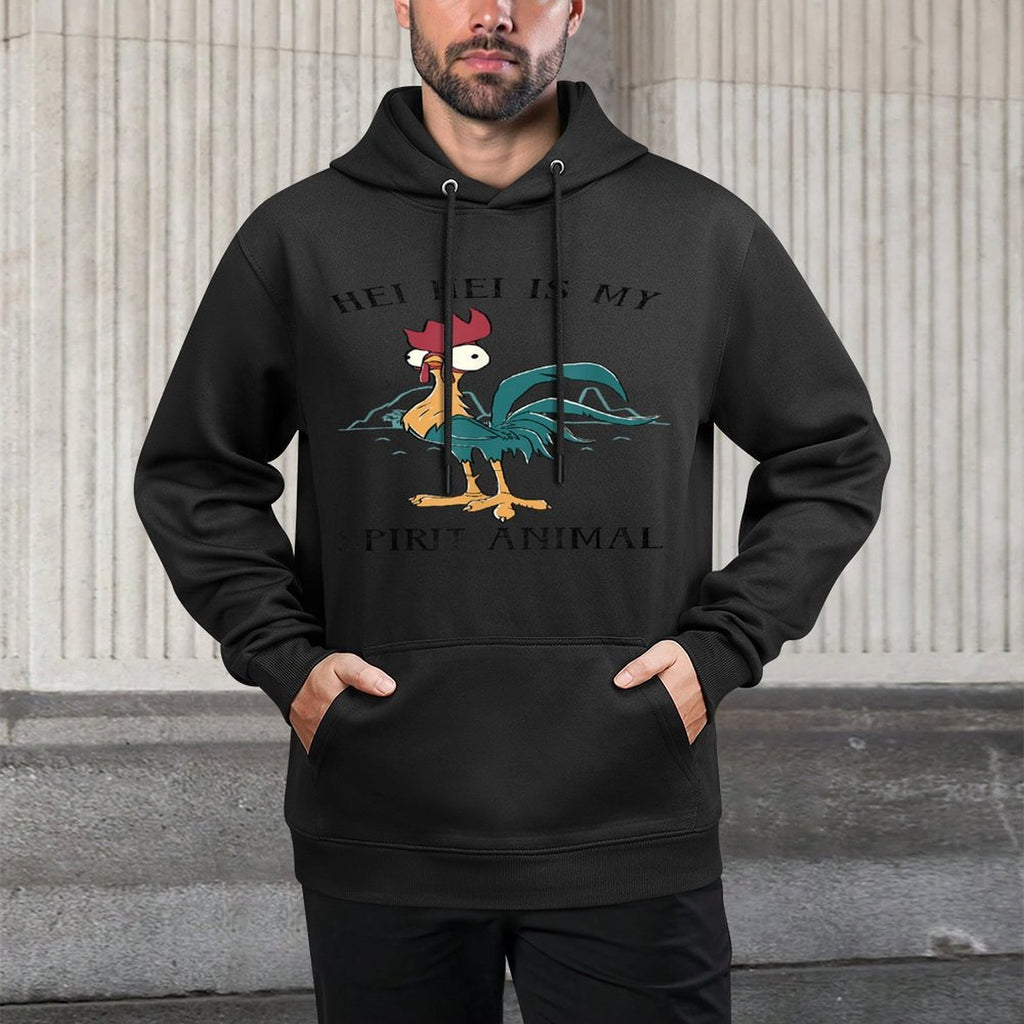 Disney Moana Hei Hei Is My Spirit Animal Portrait Customizable Surface Hoodie