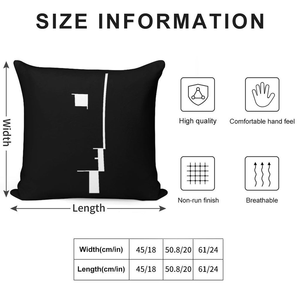 BAUHAUS AUSSTELLUNG 1923 Soft Home Decor Throw Pillow