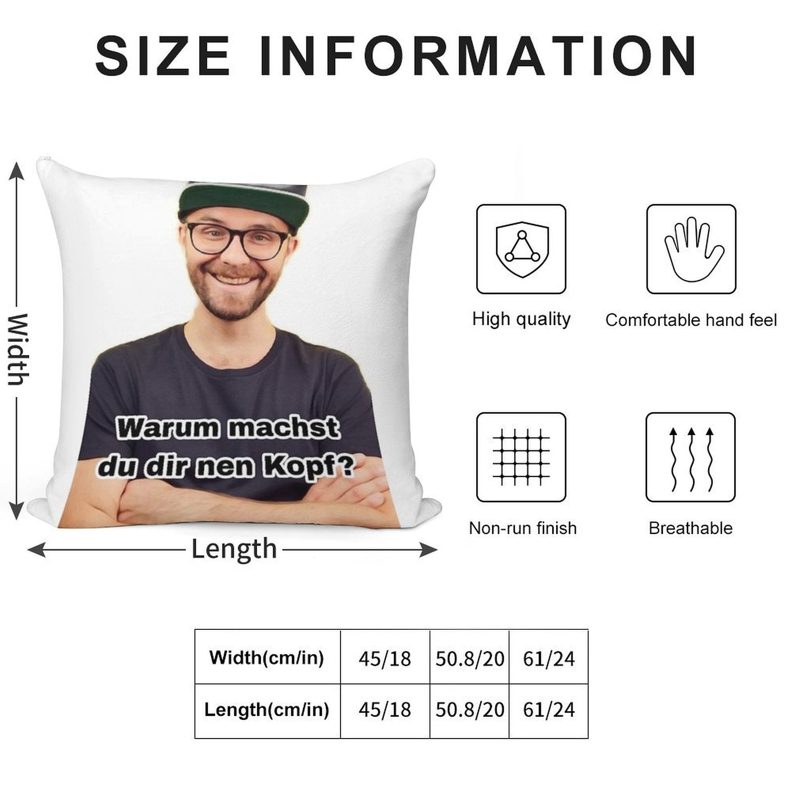 Mark Forster - Why Are You Banging Your Head Memes Soft Warmth Comfort Throw Pillow