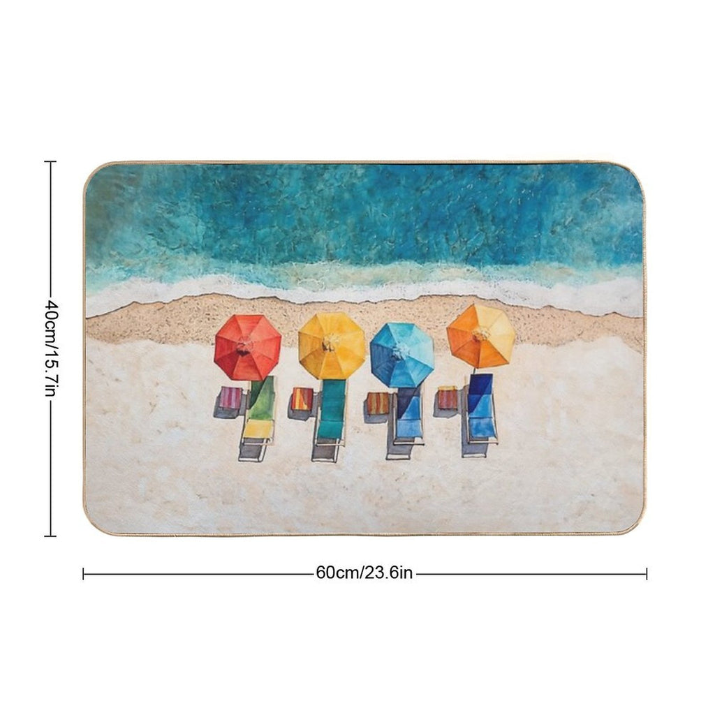 I Need A Break  Dirt-Trapping Bath Mat