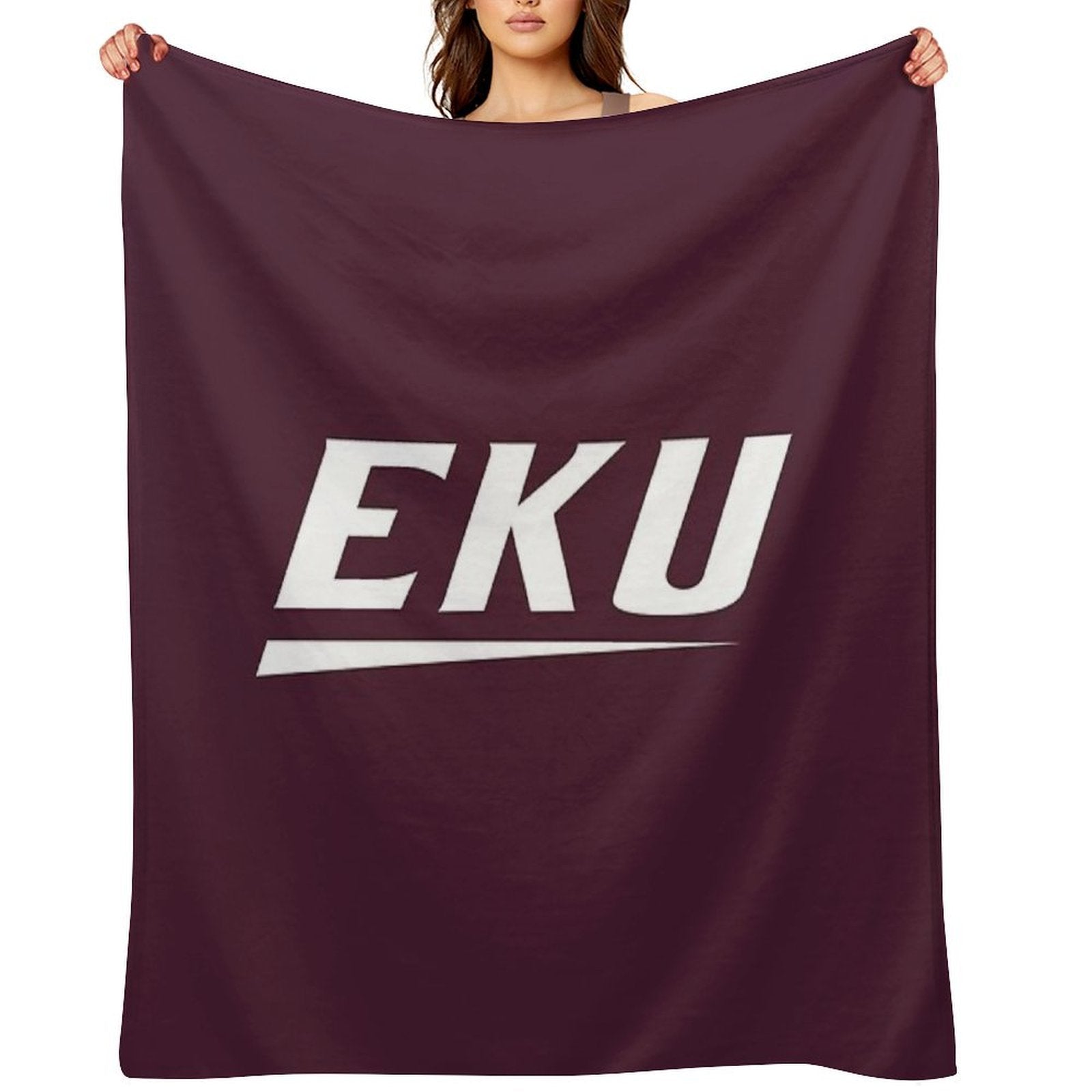 Eastern Kentucky Colonels Anti-pilling Throw Blanket