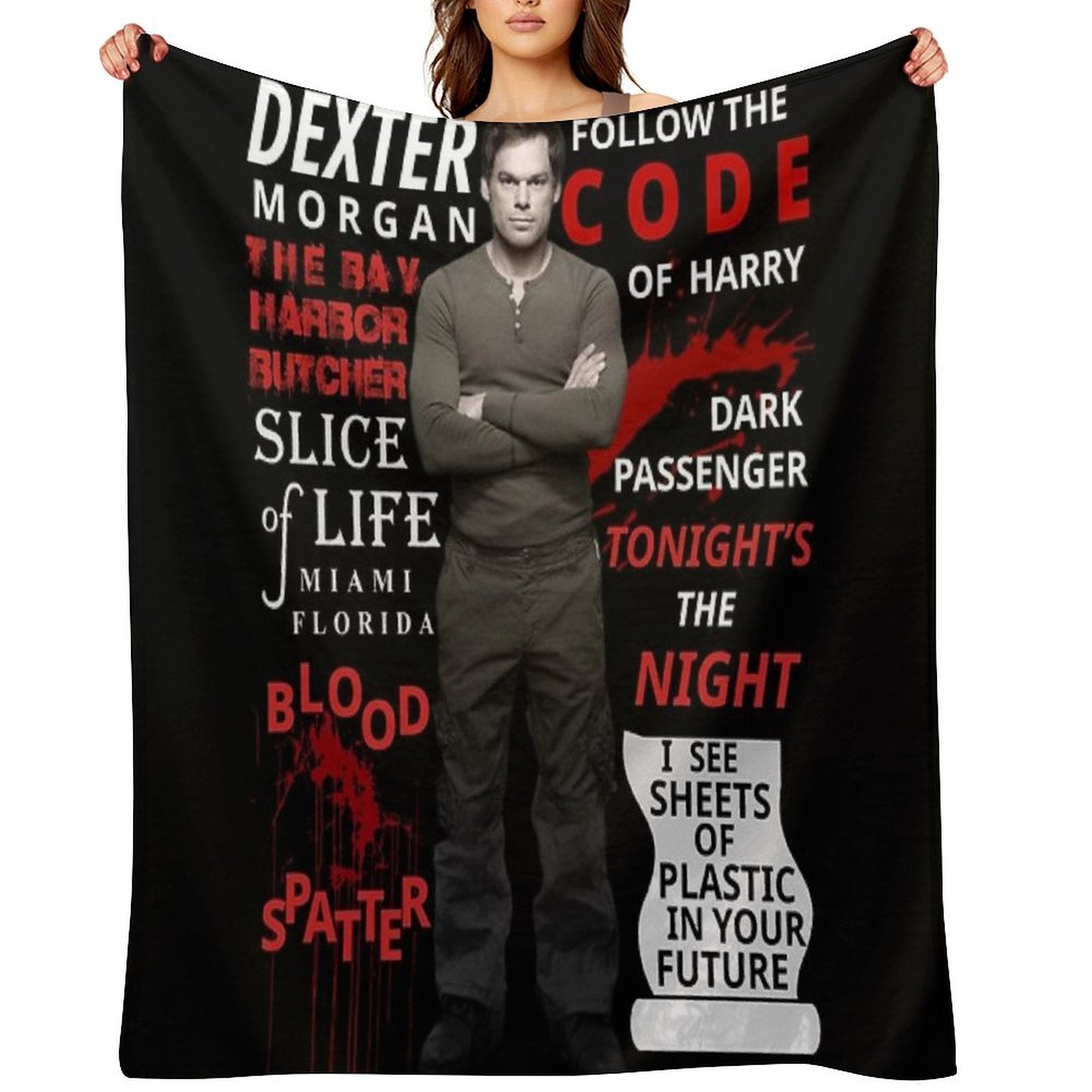 Dexter Plush Throw Blanket