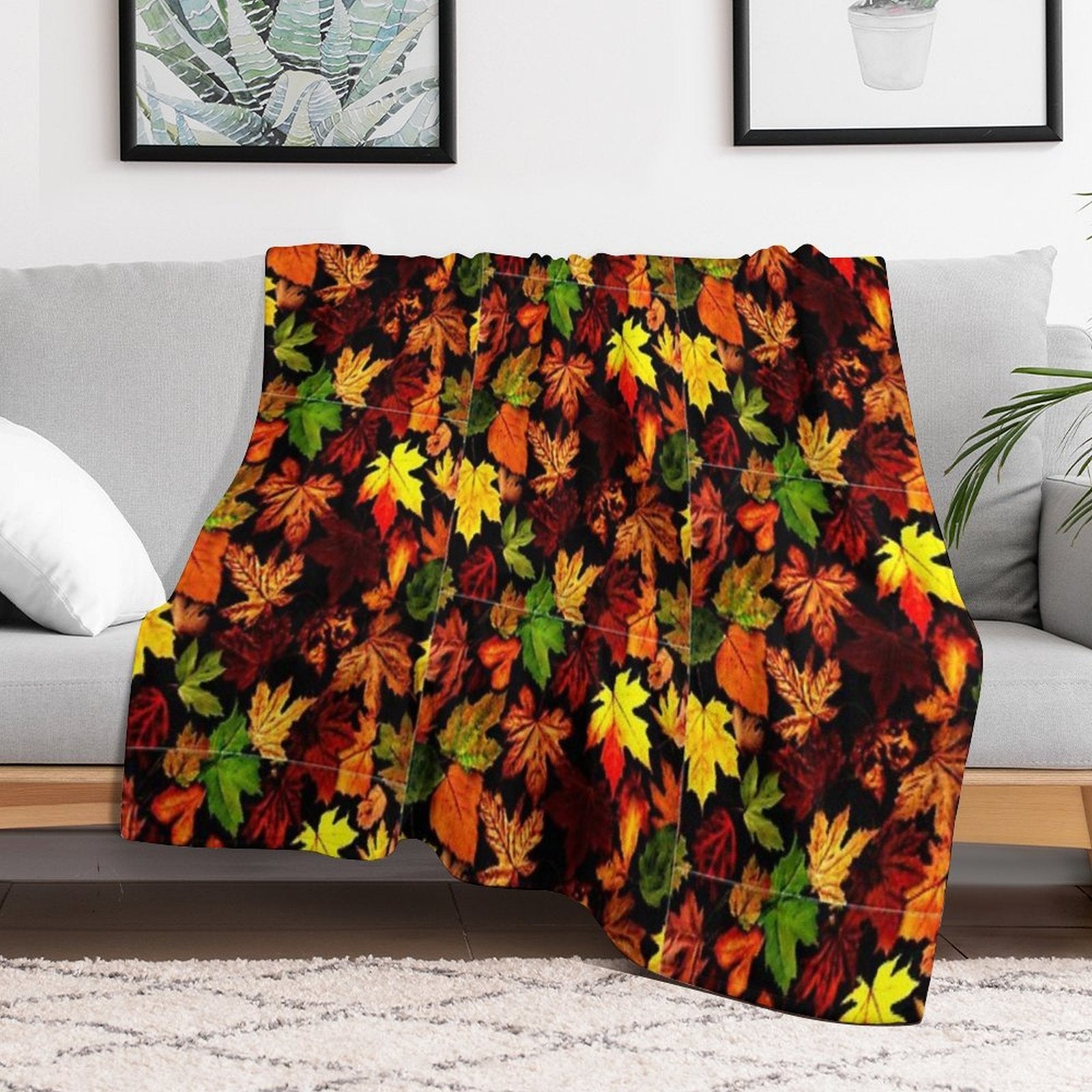 Leaf 45 Comfort Throw Blanket