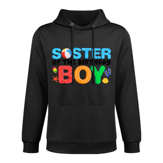 Sister Birthday Boy Beach Ball Theme Party Pool Matching Customizable Surface Hoodie