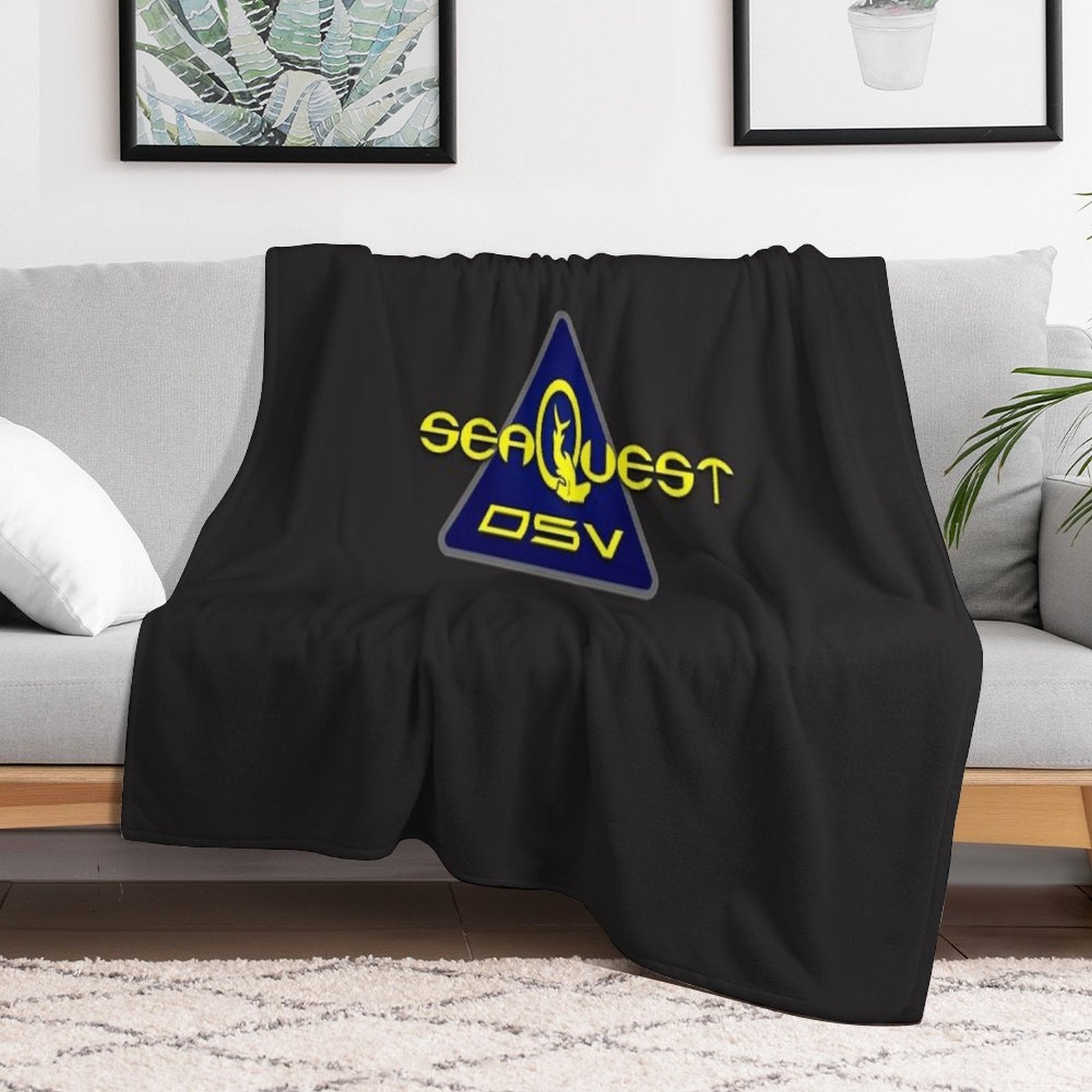 SeaQuest DSV Logo Comfort Throw Blanket