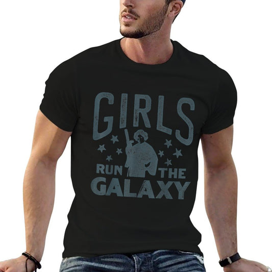 Star Wars Princess Leia Girls Run The Galaxy Stamp  Quick-drying T-Shirt