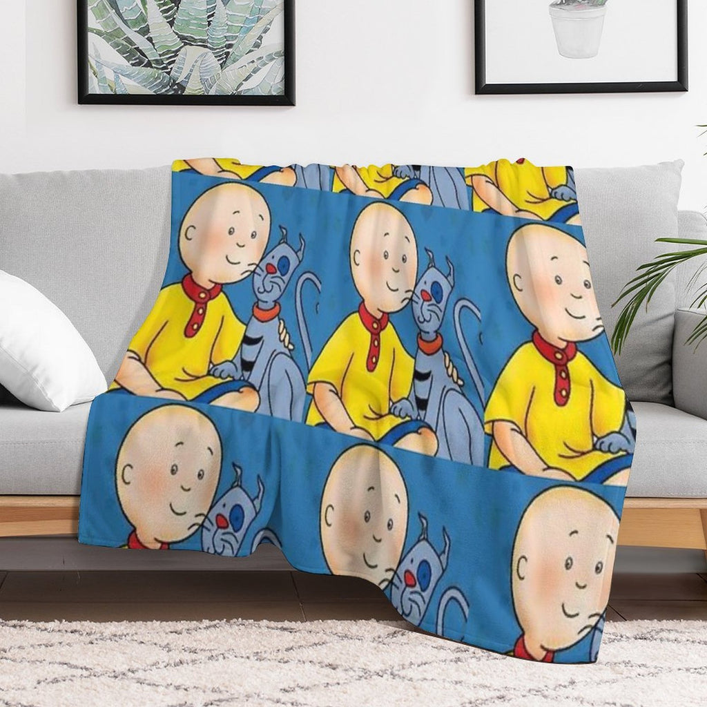 Caillou D Machine-washable Throw Blanket