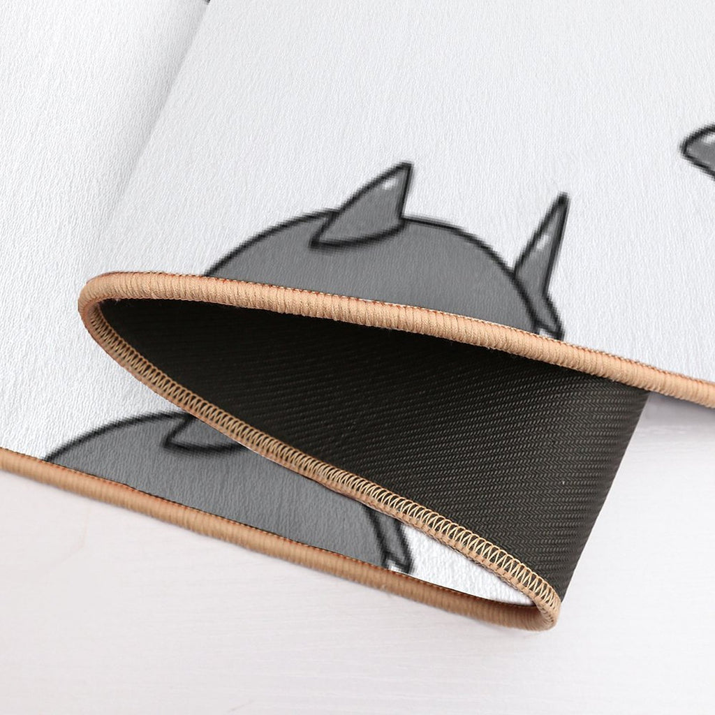 Chunky Hammerhead Shark  Easy Maintenance Bath Mat