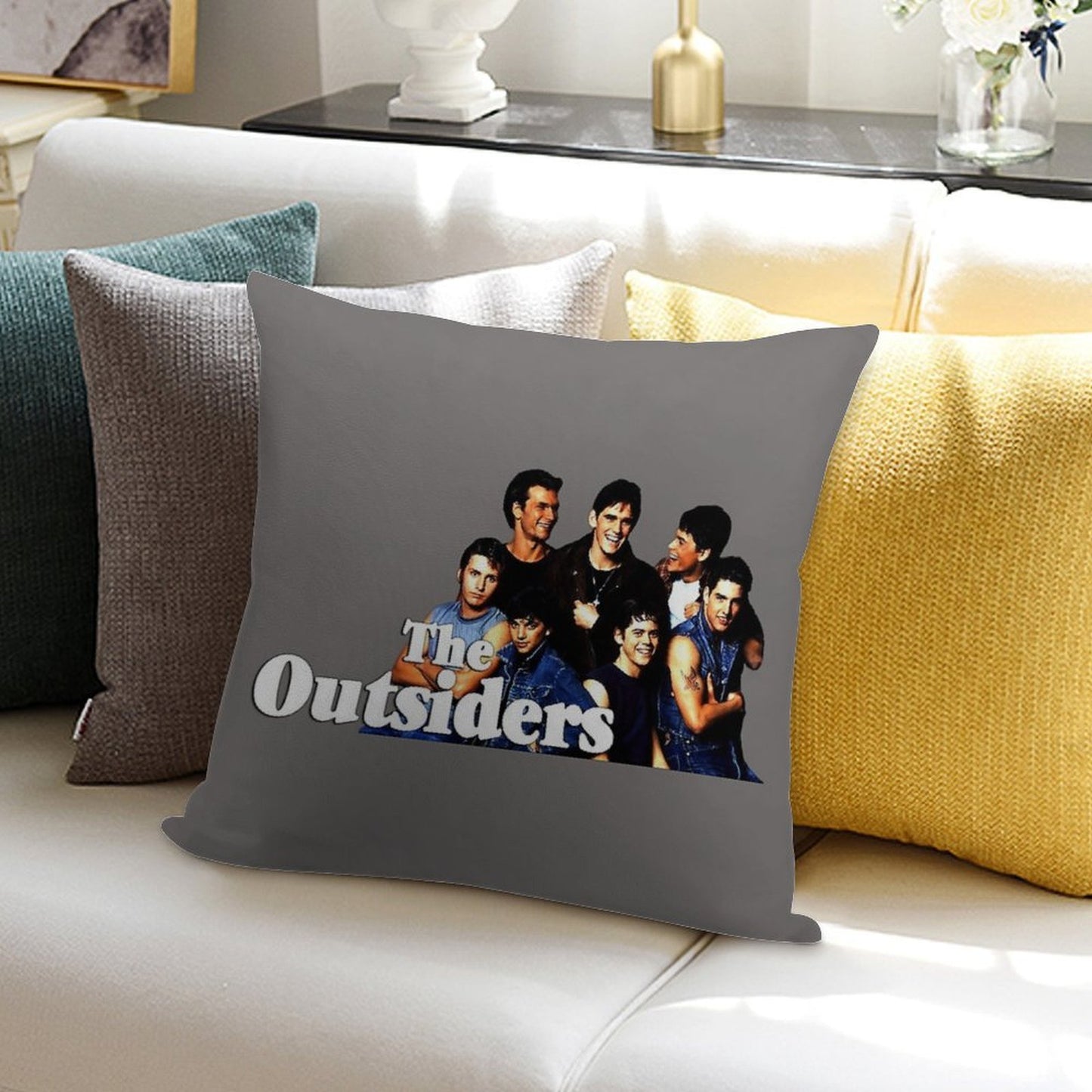 The Outsiders Soft Ultra-Soft Texture Throw Pillow