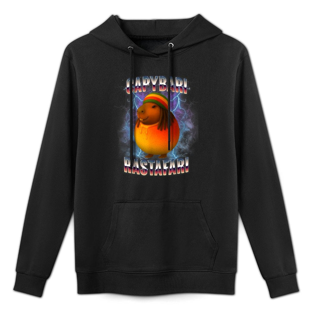 Capybari Rastafari Brainrot Italian Meme Pilling-Resistant Hoodie