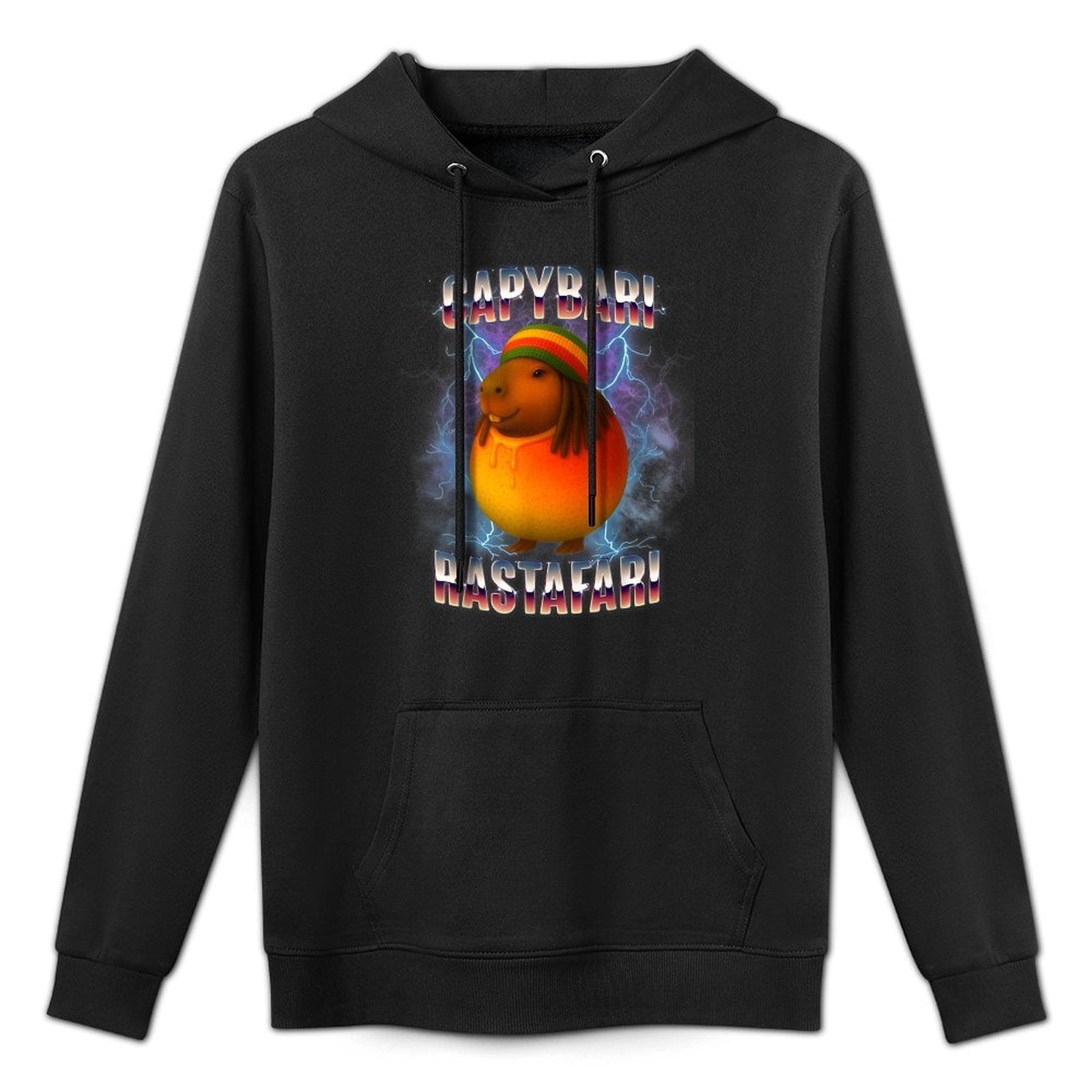 Capybari Rastafari Brainrot Italian Meme Pilling-Resistant Hoodie