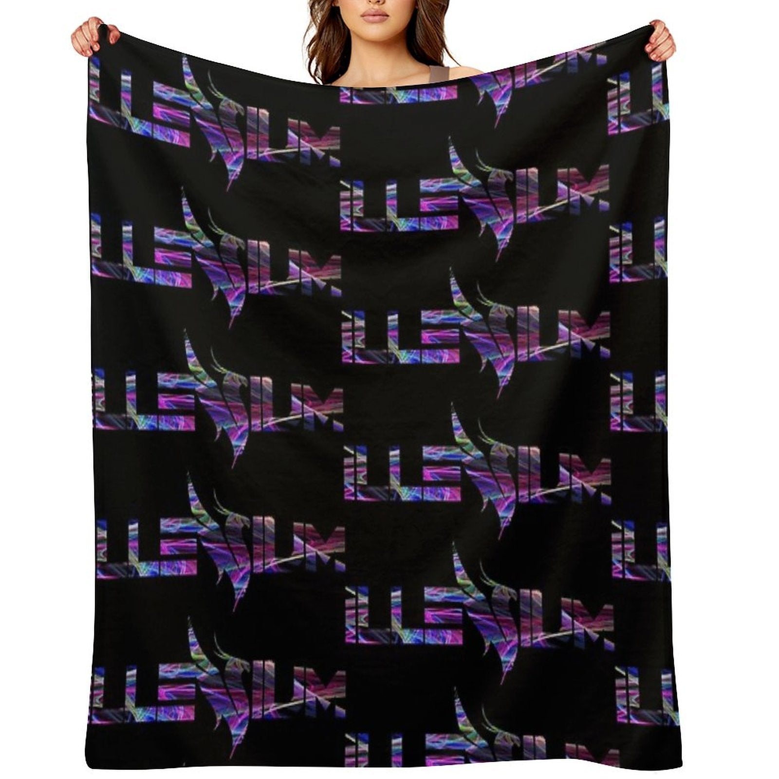 Illenium Rave EDM Fanart Premium Throw Blanket