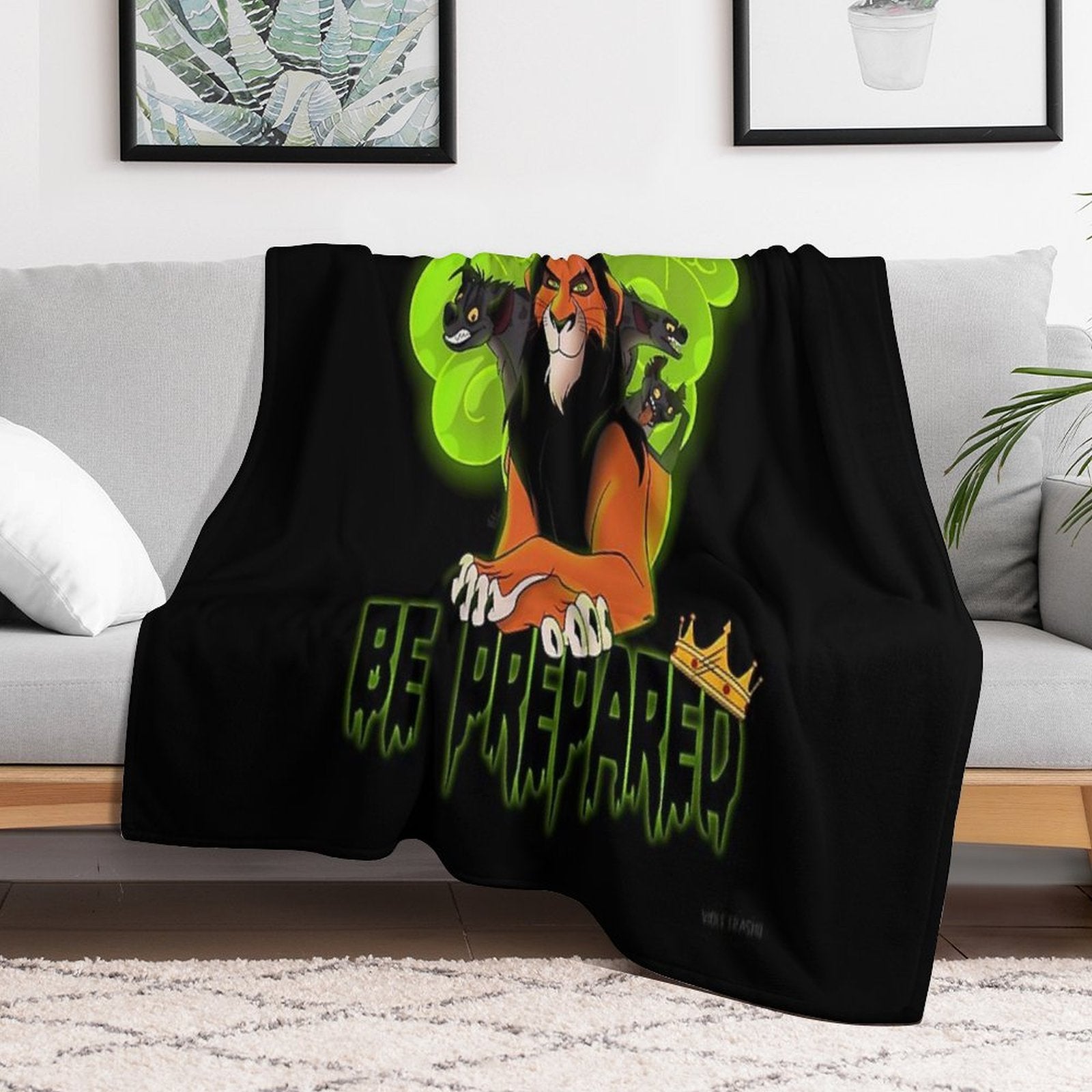 Scar Poster Easy Care Throw Blanket