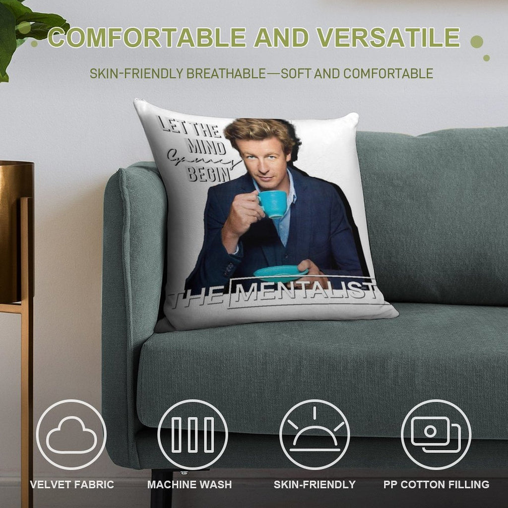 The Mentalist Soft Multiple Sizes Throw Pillow
