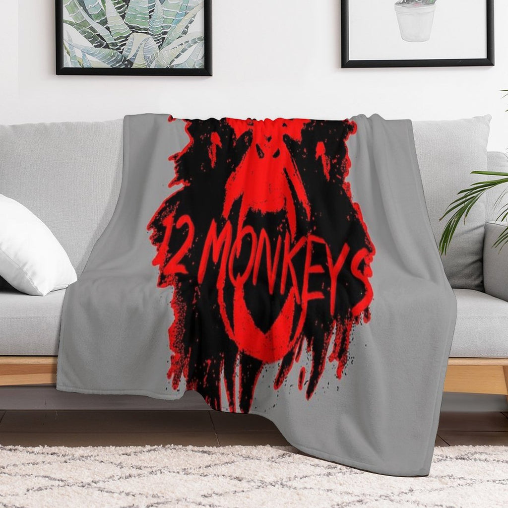 The Army of The 12 Monkeys Anti-pilling Throw Blanket