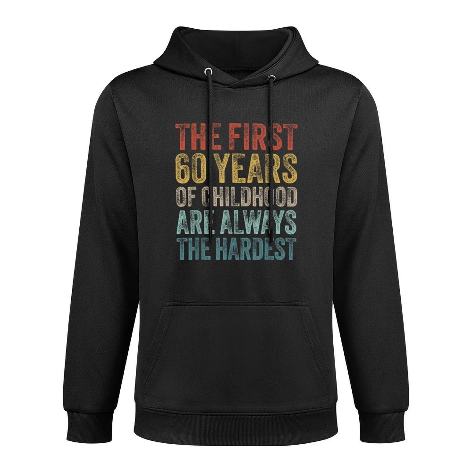 60th Birthday Men 60 Years Old Women Sixty YO Vintage 1965 Moisture-Wicking Hoodie