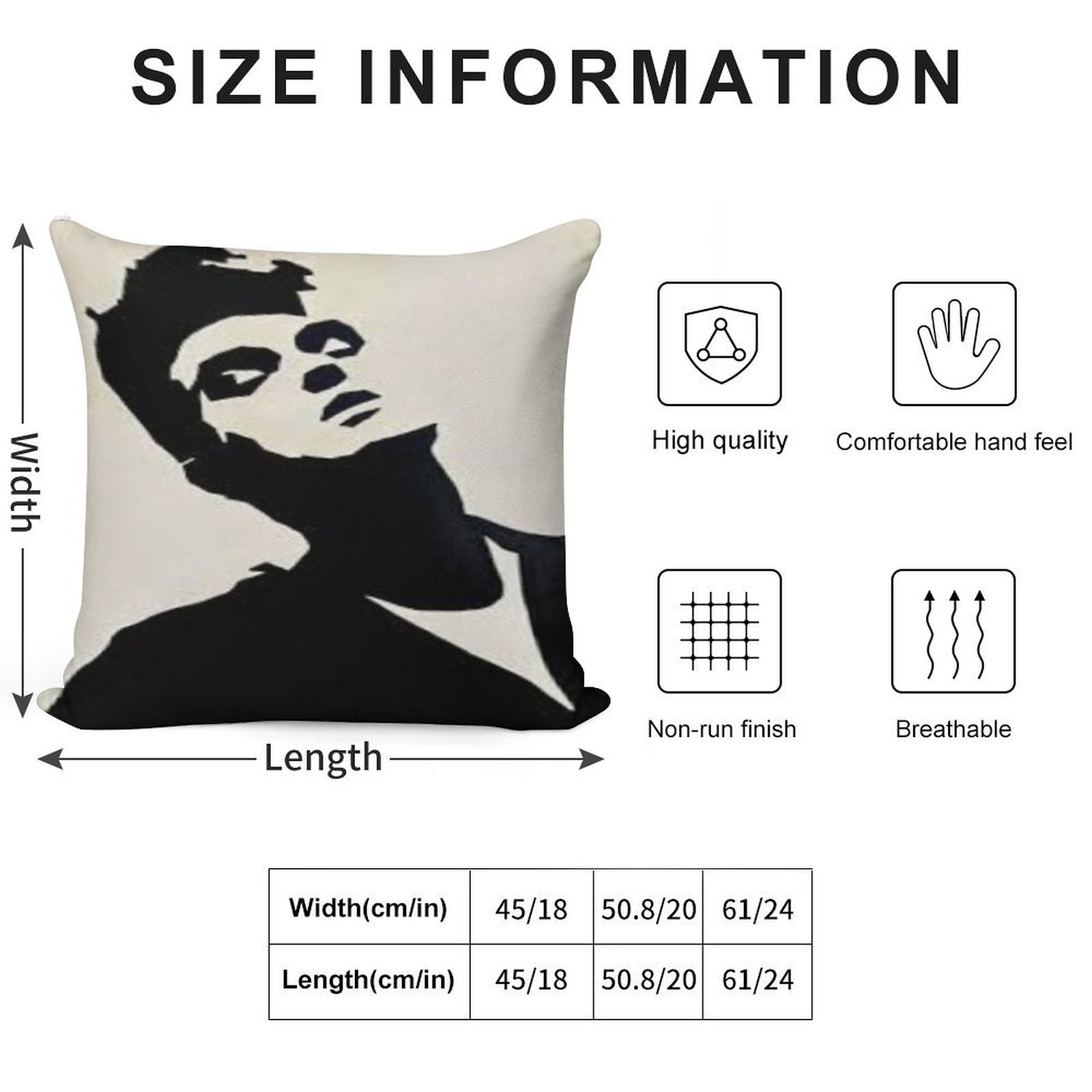 Morrissey Soft Decorative Cover Throw Pillow