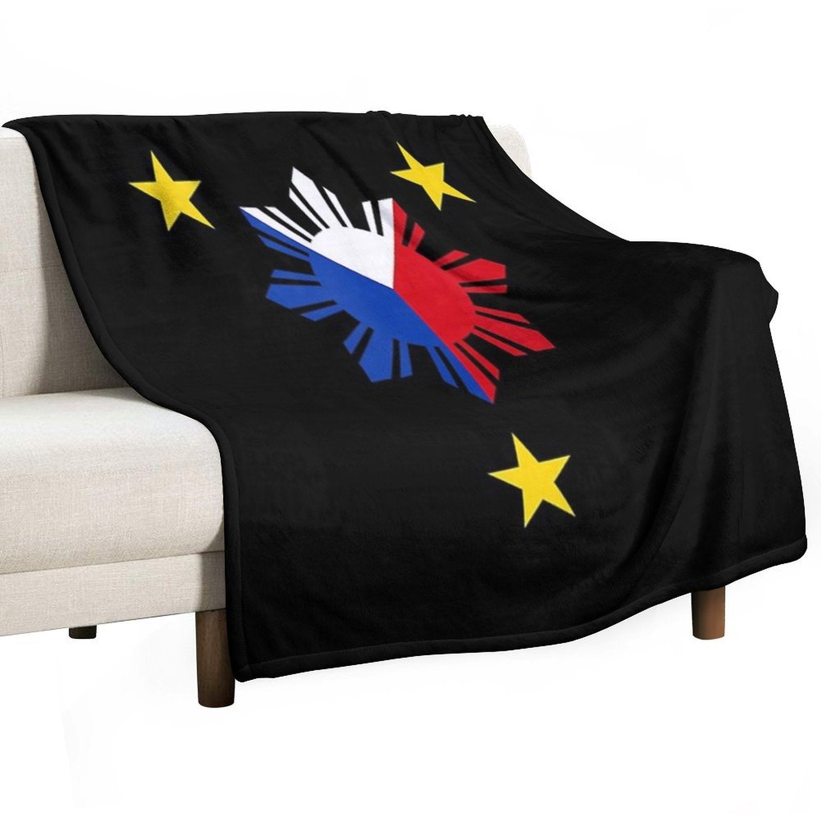Philippine Flag - Philippines Sun And Star Compact Throw Blanket