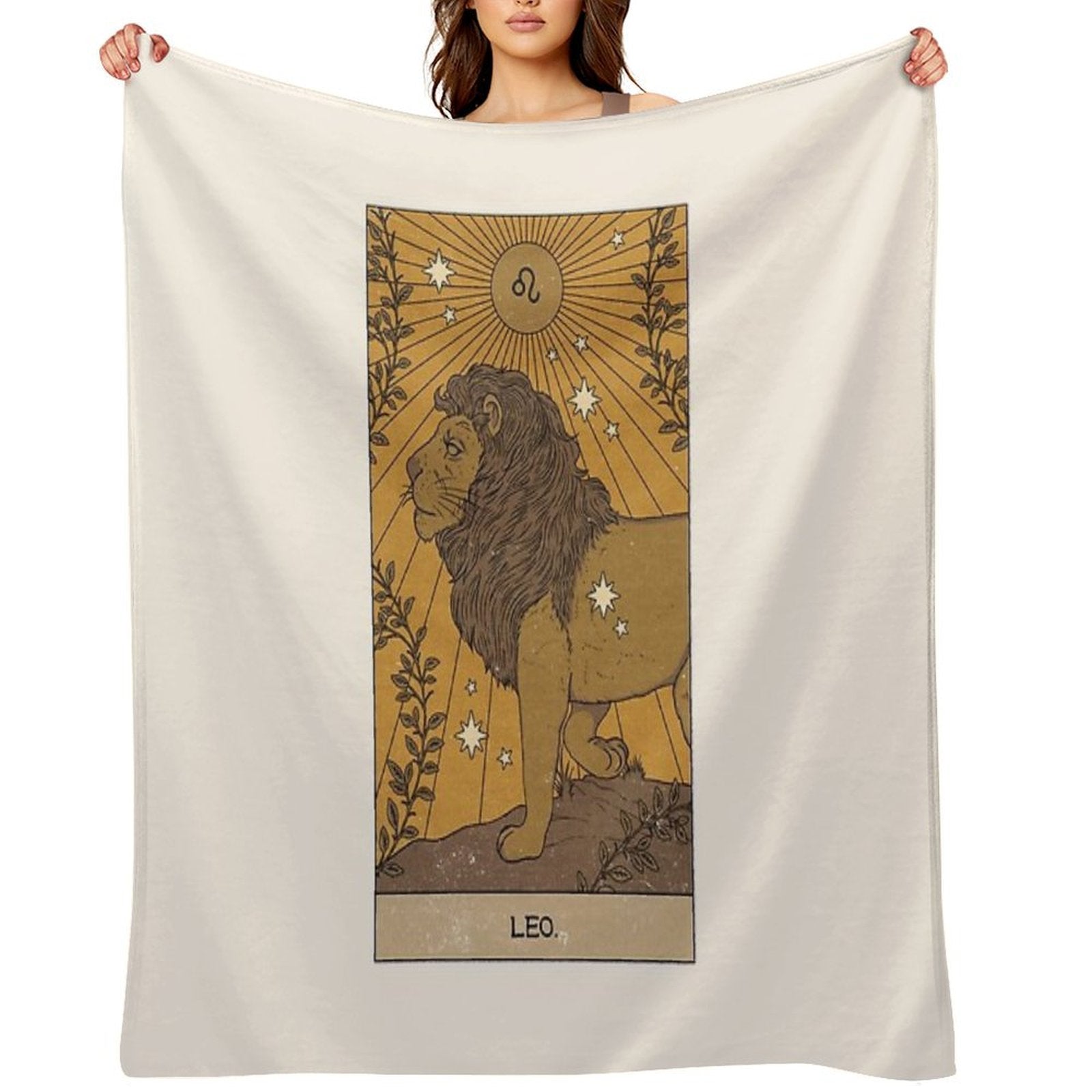 Leo Velvety-soft Throw Blanket