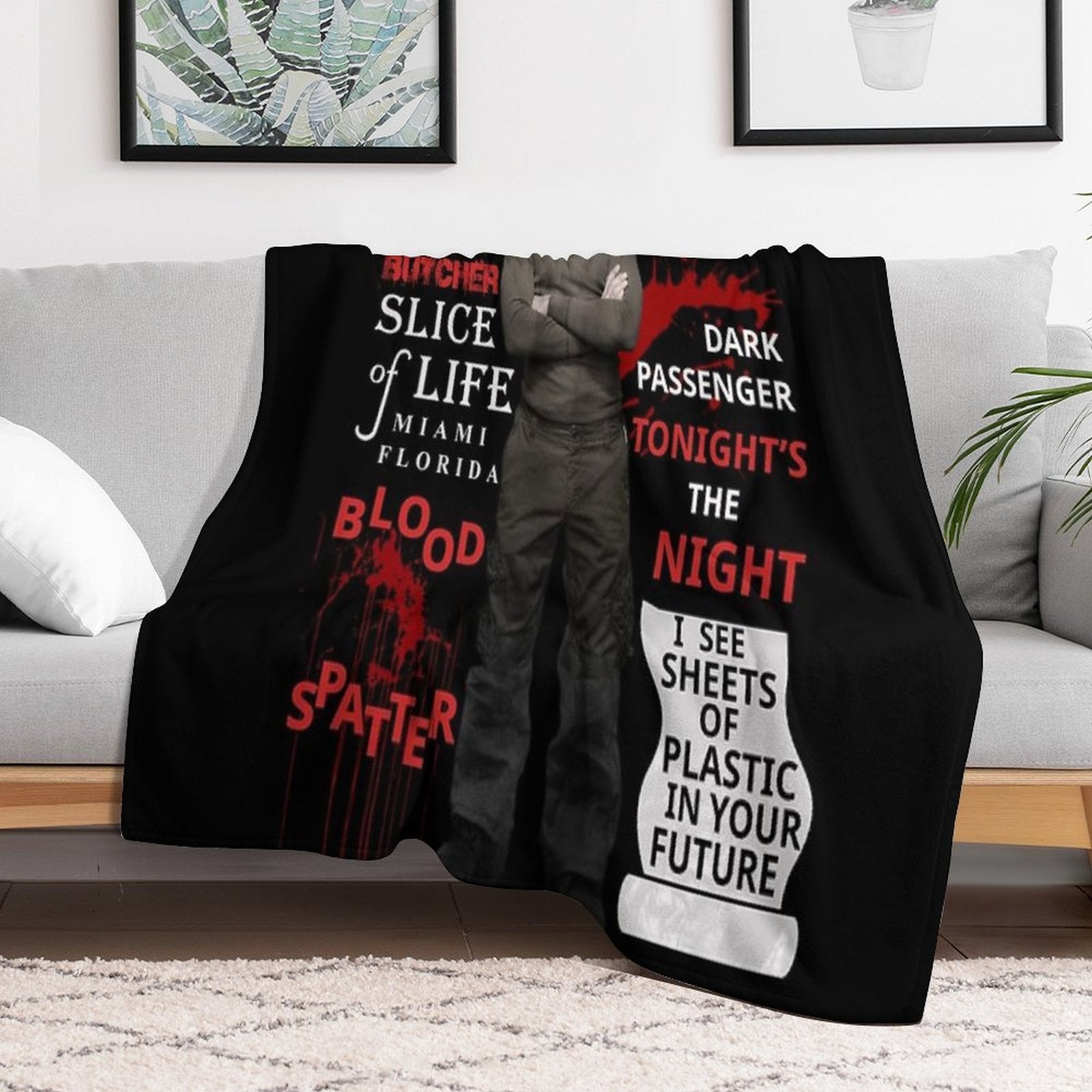 Dexter Plush Throw Blanket