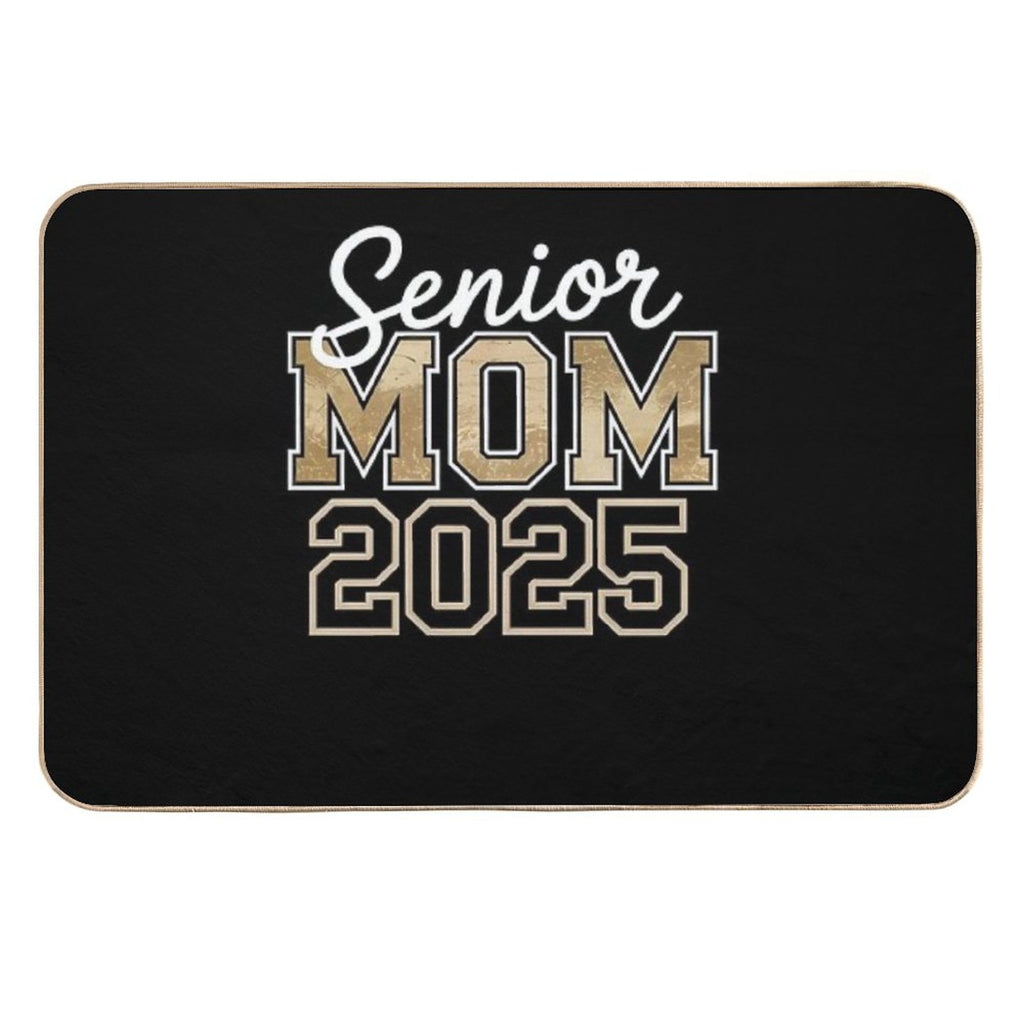 Mom Senior 2025 Proud Mom Of A Class Of 2025  Easy To Clean Bath Mat