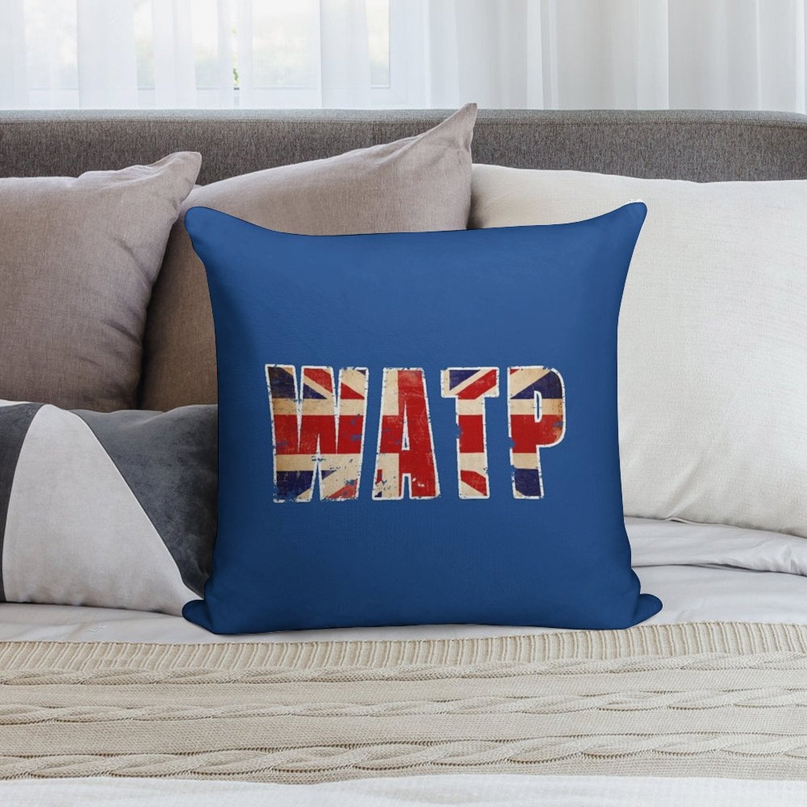 We Are The People - Rangers Soft High-Density Material Throw Pillow