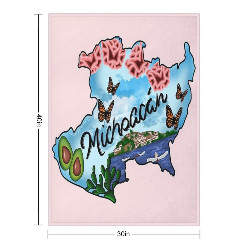 Michoacán Anti-pilling Throw Blanket