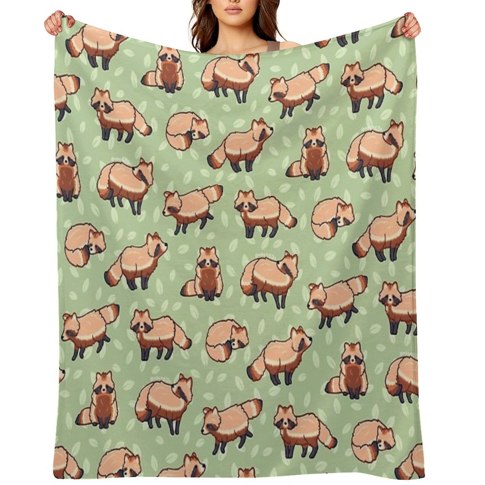 Tanuki Versatility Throw Blanket