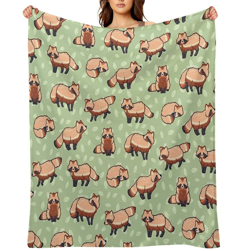 Tanuki Versatility Throw Blanket